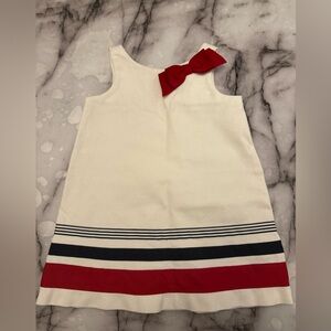 Janie and Jack Sleeveless Dress with Red Bow